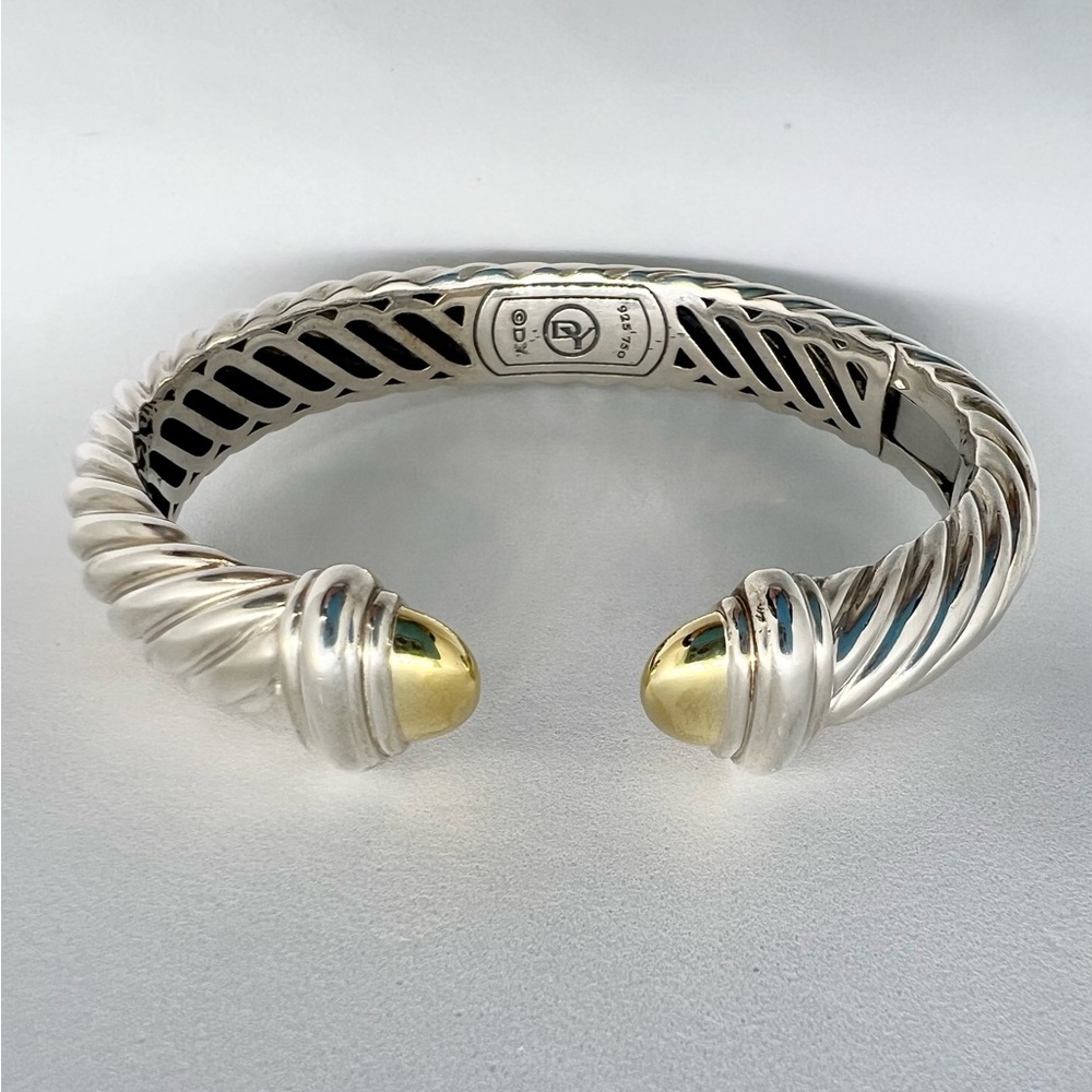 David Yurman Silver & 18k Gold Dome Waverly Bracelet